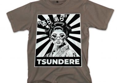 T-Shirt Tsundere Pop Culture Military Green - Pop Culture - 