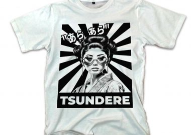 T-Shirt Tsundere Pop Culture White - Pop Culture - 