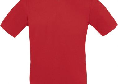 T-Shirt V-Neck Exact B & C Red - B & C - 