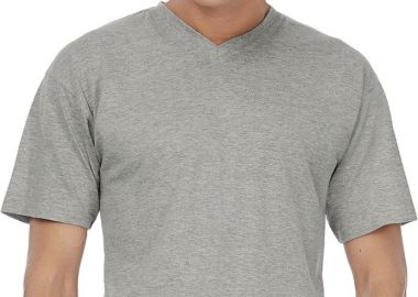 T-Shirt V-Neck Exact B & C Sport Grey - B & C - 