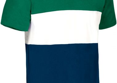 T-Shirt VARSITY Valento CAVAVARVB Kelly Green-White-Orion Navy Blue - Valento - 