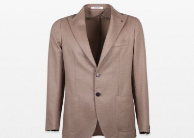TAGLIATORE Ανδρικό Γκρι Men's Blazer In Grey - TAGLIATORE - 