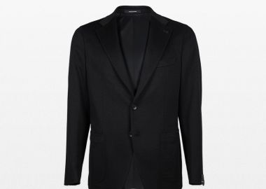 TAGLIATORE Ανδρικό Μαύρο Black Men's Blazer - TAGLIATORE - 