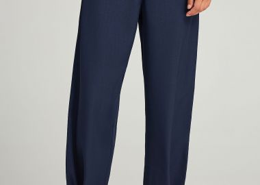 Tailored παντελόνι με κουμπί - FUNKY BUDDHA - 