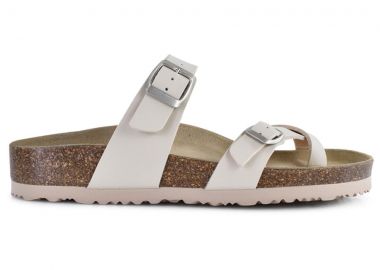 TAKE ME μπεζ ανατομικό σανδάλι 2404 - TakeMe - 