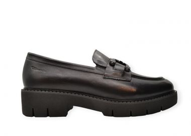 TAMARIS COMFORT LOAFER 8-54704-41 022 BLACK NAPPA - TAMARIS COMFORT - 