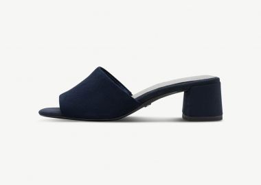 Tamaris γυναικεία δερμάτινα mules - 1-27204-42 Σκούρο Μπλε - TAMARIS - 