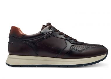 TAMARIS MEN SNEAKER 1-13602-42 326 DARK BROWN - TAMARIS - 