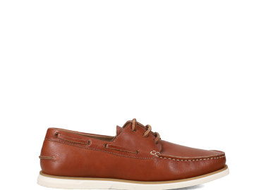 Ταμπά δερμάτινο ανδρικό boat shoe - MIGATO - 