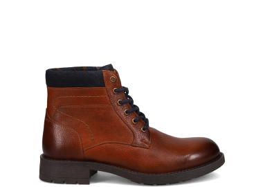 Ταμπά δερμάτινο ανδρικό μποτάκι - MIGATO - 