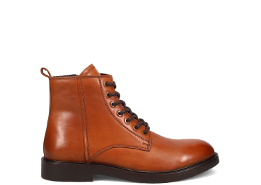 Ταμπά δερμάτινο ανδρικό μποτάκι - MIGATO - 