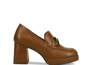 Ταμπά loafer με τακούνι - MIGATO - 