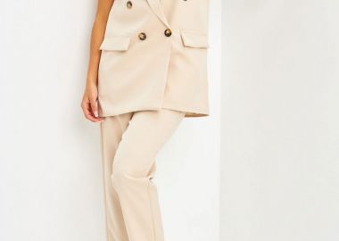 TANGY BEIGE SUIT SET - sense-shop - 