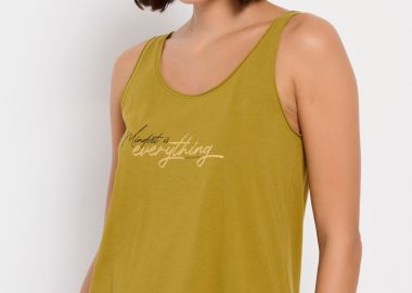 Tank top με τύπωμα στο στήθος - FUNKY BUDDHA - 