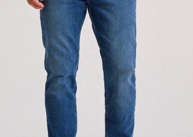 Tapered fit τζιν με ελαφρύ ξεθώριασμα - LTB x Funky Buddha - FUNKY BUDDHA - 