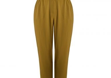 Tapered παντελόνι κρεπ airwashed - MAT FASHION - 