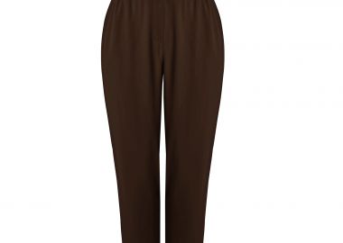 Tapered παντελόνι κρεπ airwashed - MAT FASHION - 