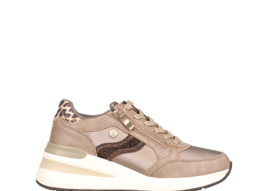 Taupe sneaker - LA PIERCE - 