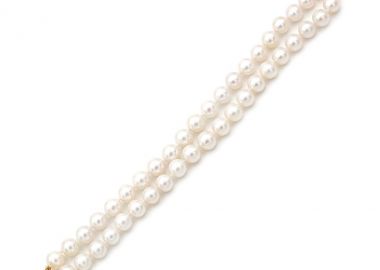 TBS Creations Βραχιόλι με μαργαριτάρια Fresh Water Pearl από χρυσό 14 καρατίων BSB112975 - TBS Creations - 