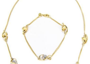 TBS Creations Σετ από χρυσό 14 Καρατίων BSSE80010 - TBS Creations - 