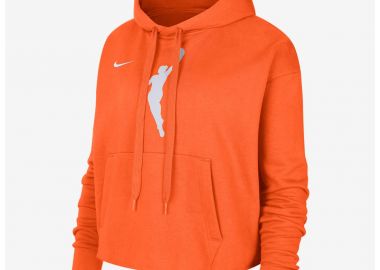 Team 13 Courtside Nike WNBA Cropped Hoodie Brilliant OrangeBrilliant OrangeWhite DV6450820 - Nike - 