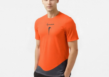 Team 13 Women's Nike WNBA CrewNeck TShirt Brilliant Orange FZ0029820 MBS - Nike - 