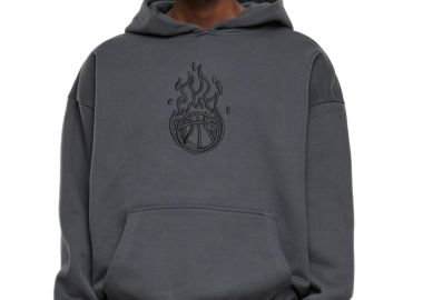 Teamdream Ultraheavy Oversize Hoodie Mister Tee MT3118-00094 darkgrey - Mister Tee - 