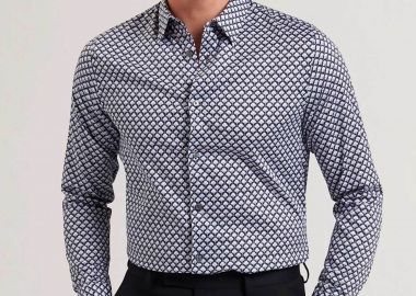 Ted Baker ανδρικό πουκάμισο με all-over print Regular Fit 