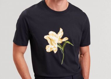 Ted Baker ανδρικό T-shirt με floral graphic print Regular Fit 