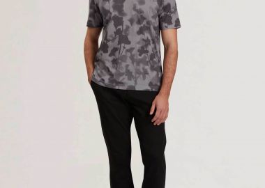 Ted Baker ανδρικό T-shirt με floral print Regular Fit 