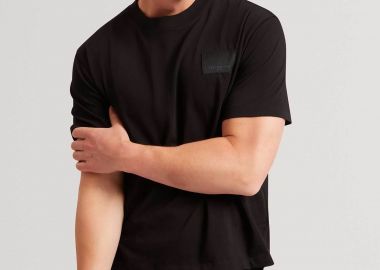 Ted Baker ανδρικό T-shirt με logo patch Regular Fit 