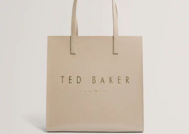 Ted Baker Crinkon Large Icon Bag 283875 Γκρι Μπεζ - Ted Baker - 