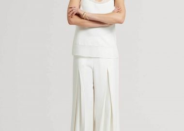 Ted Baker γυναικείο παντελόνι μονόχρωμο Wide Fit 