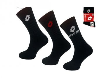 Terry socks LOTTO black 3 pairs 069739 - Lotto - 