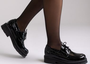 TFP Chunky Oxfords - 9057 - Black Patent - TFP - 