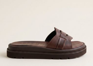 TFP Flatform Σανδάλια με Φαρδιά Ανοίγματα - 2014 - Brown Matte - TFP - 