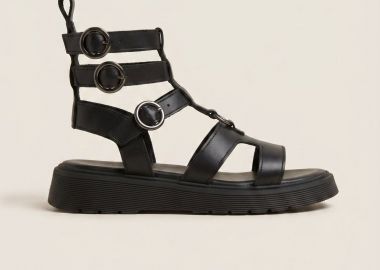 TFP Gladiator Σανδάλια Cut Out - 321 - Μαύρο Ματ - TFP - 