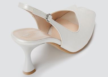 TFP Γόβες Slingback - 8705 - White Pearl - TFP - 