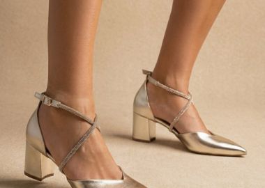 TFP Μυτερές γόβες - 586 - Gold - TFP - 