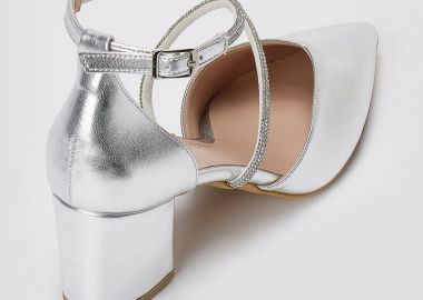 TFP Μυτερές γόβες - 586 - Silver Metallic - TFP - 