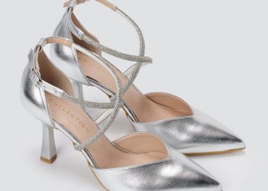 TFP Μυτερές γόβες - 776 - Silver Metallic - TFP - 