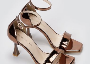 TFP Πέδιλα στιλέτο - 7722 - Brown Mirror - TFP - 