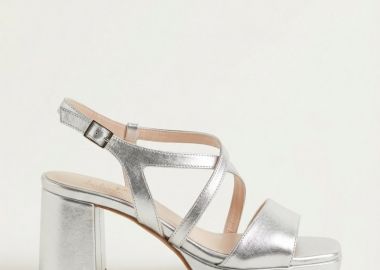 TFP Πλατφόρμες Πέδιλα - 9541 - Silver Metallic - TFP - 