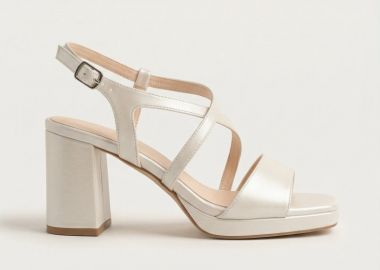 TFP Πλατφόρμες Πέδιλα - 9541 - White Pearl - TFP - 