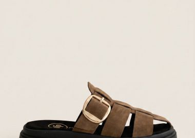 TFP Σανδάλια Fisherman Flatform - 4597 - Μόκα Σουέντ - TFP - 