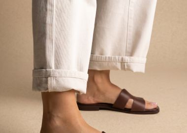 TFP Σανδάλια Wide Cut Out Strap - I30 - Brown Matte - TFP - 