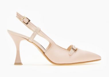 TFP Σατέν γόβες slingback - 760 - Nude - TFP - 