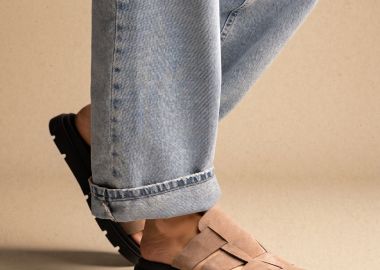 TFP Σουέντ Flatform Clogs - 4599 - Πέτρα - TFP - 