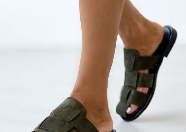TFP Suede σανδάλια fisherman - 101 - Λαδί - TFP - 