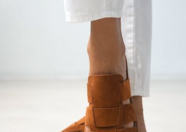 TFP Suede σανδάλια fisherman - 101 - Ταμπά - TFP - 